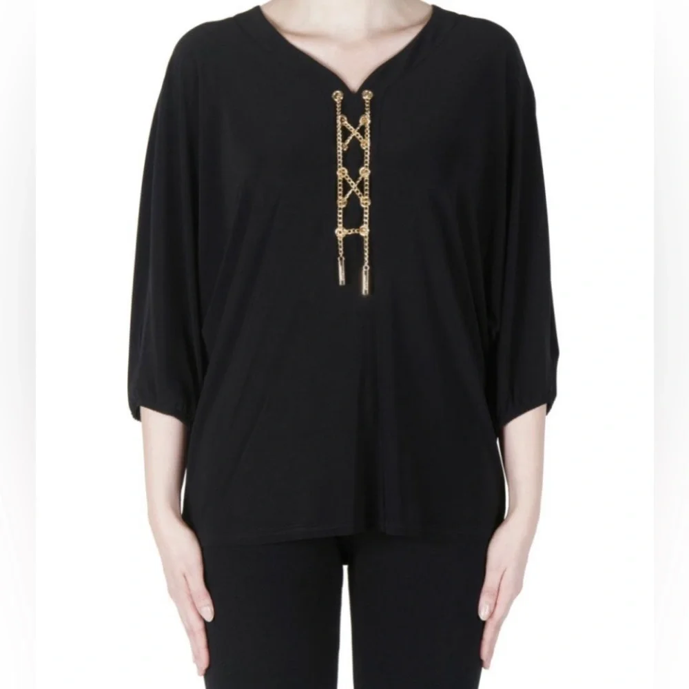 Womens black size 16 dress top from Joseph Ribkoft - Picture 6 of 6